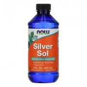 NOW Foods, Silver Sol, срібло, 50 мкг, 237 мл (8 рідк. унцій)